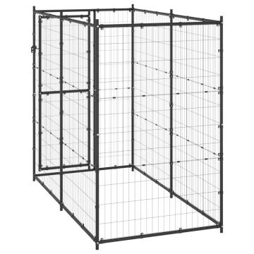 Outdoor Dog Kennel 110x220x180 cm - Durable & Safe - HipoMarket