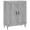 Stylish Highboard Grey Sonoma - 69.5x34x180 cm