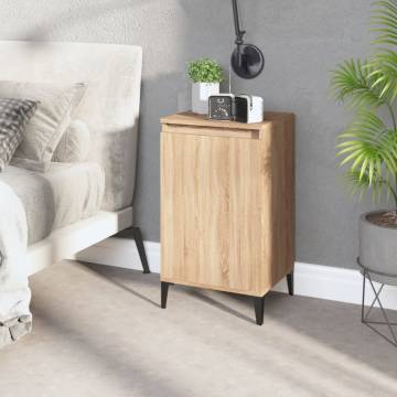 Trendy Sonoma Oak Bedside Cabinet - Durable & Stylish