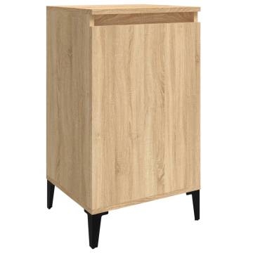 Trendy Sonoma Oak Bedside Cabinet - Durable & Stylish