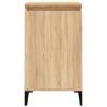 Trendy Sonoma Oak Bedside Cabinet - Durable & Stylish