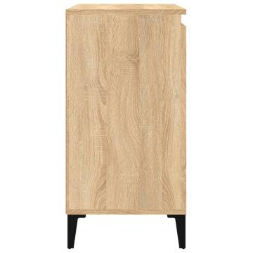 Trendy Sonoma Oak Bedside Cabinet - Durable & Stylish