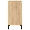 Trendy Sonoma Oak Bedside Cabinet - Durable & Stylish