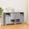 Sideboards 2 pcs Grey Sonoma 60x35x70 cm Engineered Wood Colour grey sonoma Quantity in Package 2 