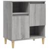 Stylish Grey Sonoma Sideboards - 2 pcs | Hipomarket UK