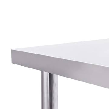 Stainless Steel Kitchen Work Table 80x60x85 cm | Hipo Market