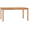 Garden Dining Table 160x80x77 cm Solid Teak Wood Size 160 x 80 x 77 cm Quantity in Package 1 