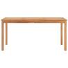 Garden Dining Table - Solid Teak Wood | 160x80 cm