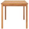 Garden Dining Table - Solid Teak Wood | 160x80 cm