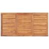 Garden Dining Table - Solid Teak Wood | 160x80 cm