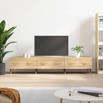 Sonoma Oak TV Cabinet - Stylish & Functional - 150x36x30 cm