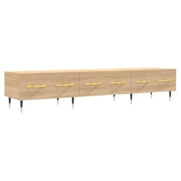 Sonoma Oak TV Cabinet - Stylish & Functional - 150x36x30 cm