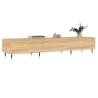 Sonoma Oak TV Cabinet - Stylish & Functional - 150x36x30 cm