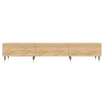 Sonoma Oak TV Cabinet - Stylish & Functional - 150x36x30 cm