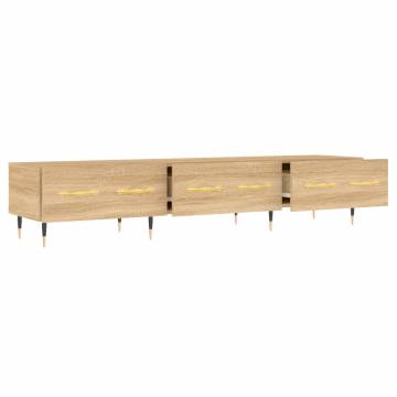 Sonoma Oak TV Cabinet - Stylish & Functional - 150x36x30 cm