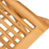 Folding Garden Chairs - 2 pcs Solid Teak Wood | HipoMarket