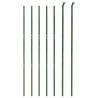 Wire Mesh Fence with Spike Anchors Green 2.2x10 m - HipoMarket