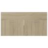 Sink Cabinet Sonoma Oak - Stylish Storage 90x38.5x46 cm