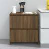 Sideboard Brown Oak 70x41x75 cm Engineered Wood Colour brown oak Quantity in Package 1 