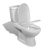 Stylish White Toilet with Cistern | Eco-Friendly Flush