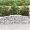 Arched Gabion Baskets 4 pcs 400x50x80/100 cm Galvanised Iron Size 400 x 50 x 80/100 cm Quantity in Package 4 