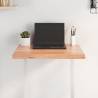 Light Brown Solid Wood Table Top - 60x40 cm | Hipomarket