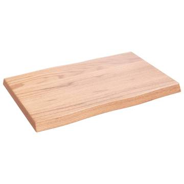 Light Brown Solid Wood Table Top - 60x40 cm | Hipomarket