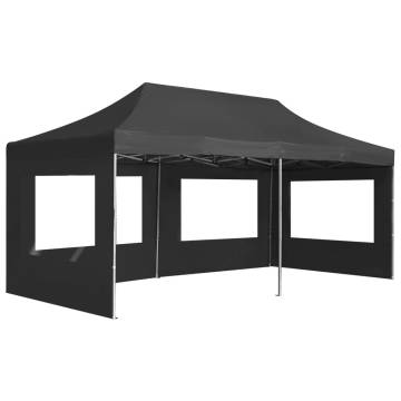 Professional Folding Party Tent 6x3m Aluminium Anthracite