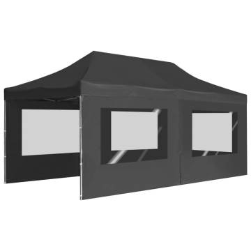 Professional Folding Party Tent 6x3m Aluminium Anthracite