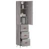 Elegant Highboard Grey Sonoma - Stylish Storage Solution