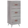 Elegant Highboard Grey Sonoma - Stylish Storage Solution