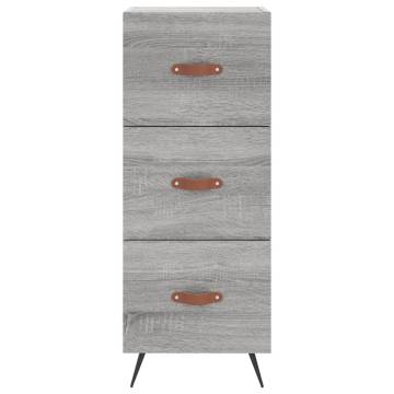 Elegant Highboard Grey Sonoma - Stylish Storage Solution