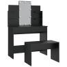 LED Black Dressing Table Set - Stylish & Functional | HipoMarket