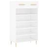 Elegant White Shoe Cabinet - 60x35x105 cm - Durable Design