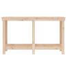 Solid Wood Pine Work Bench 140x50x80 cm | HipoMarket