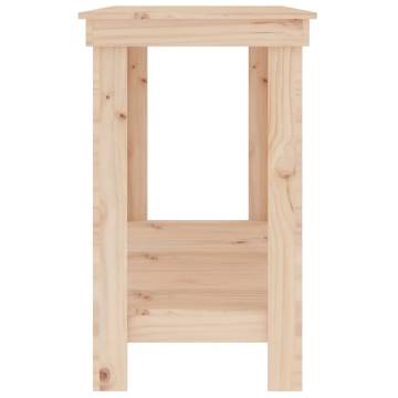 Solid Wood Pine Work Bench 140x50x80 cm | HipoMarket