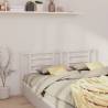 Bed Headboard White 206x4x100 cm Solid Pine Wood Colour white Size 206 x 100 cm Quantity in Package 1 