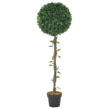 Artificial Bay Tree with Pot - 130 cm Green Decor | HipoMarket