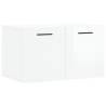 High Gloss White Wall Cabinet - Stylish & Functional Storage