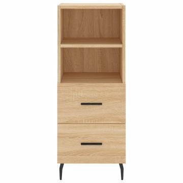 Stylish Highboard Sonoma Oak - Engineered Wood Storage Solution