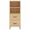 Stylish Highboard Sonoma Oak - Engineered Wood Storage Solution