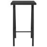 Garden Bar Table Black 60x60x110 cm - Stylish Outdoor Furniture