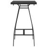 Garden Bar Table Black 60x60x110 cm - Stylish Outdoor Furniture