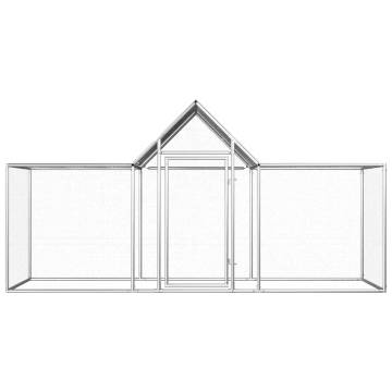 Durable 3x1x1.5m Galvanised Steel Chicken Coop | Hipomarket