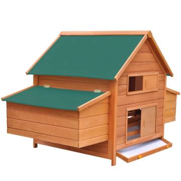 Wooden Chicken Coop 157x97x110 cm - Comfortable & Durable