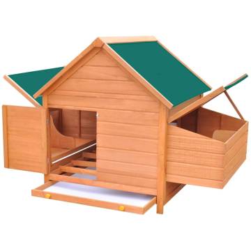 Wooden Chicken Coop 157x97x110 cm - Comfortable & Durable