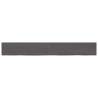 Dark Brown Solid Wood Bathroom Countertop - 220x30 cm