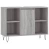 Bathroom Cabinet Grey Sonoma - 80x33x60cm | HipoMarket UK