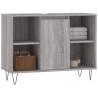 Bathroom Cabinet Grey Sonoma - 80x33x60cm | HipoMarket UK