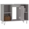 Bathroom Cabinet Grey Sonoma - 80x33x60cm | HipoMarket UK